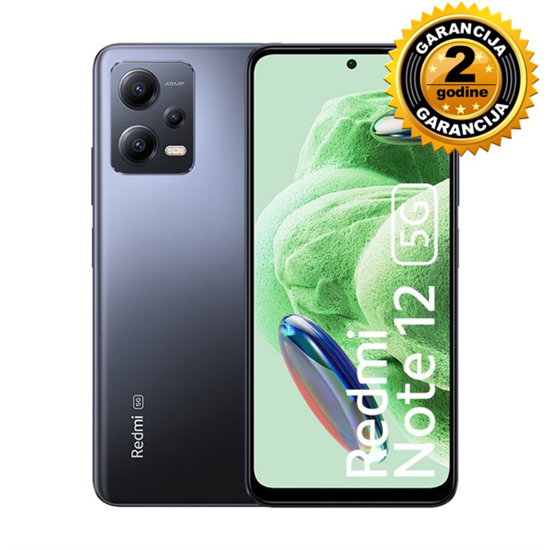 XIAOMI REDMI NOTE 12 4+128GB 5G MATTE BLACK