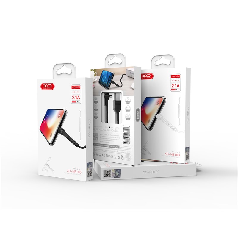 XO NB100 TYPE-C USB KABEL 1M WHITE