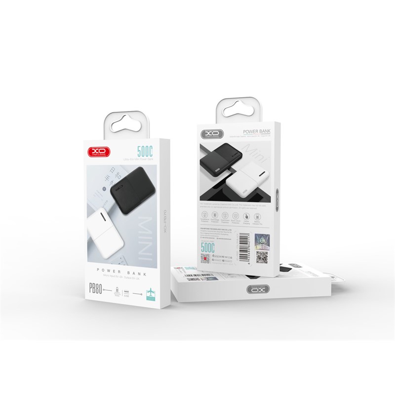 XO PB80 PRENOSIVI PUNJAČ 5.000 MAH WHITE