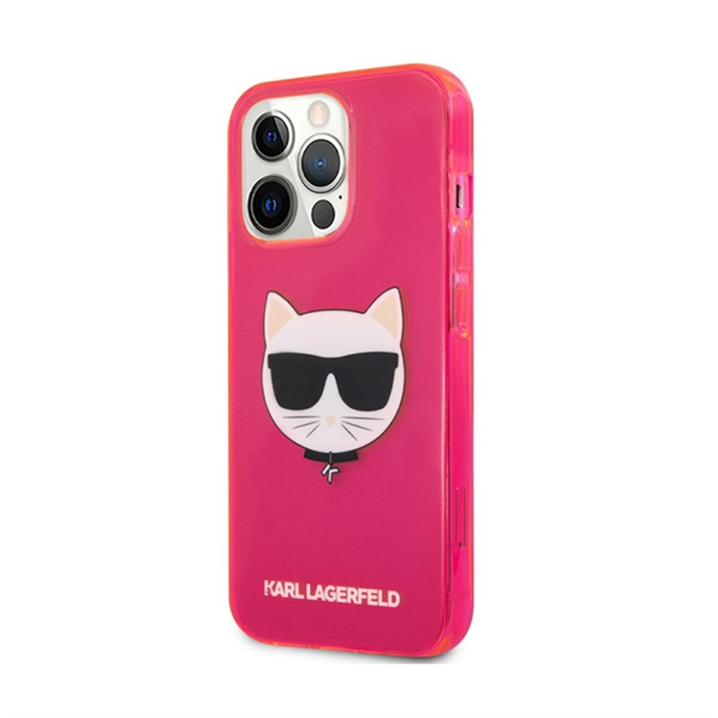 KARL LAGERFELD CHOUPETTE HEAD MASKICA ZA IPHONE 13 PRO FLUO PINK