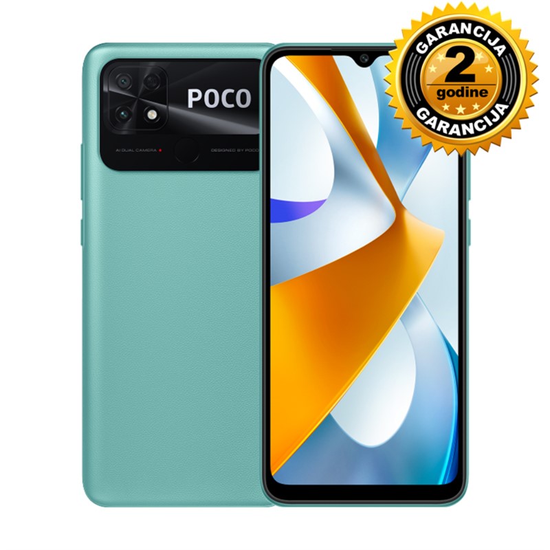 POCO C40 4+64GB CORAL GREEN EU